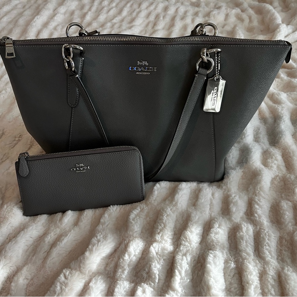 Coach bag and wallet